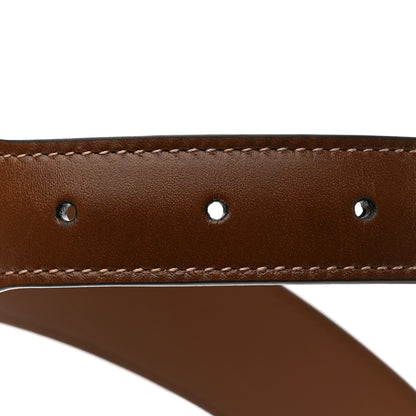 Gucci Efesto Leather Horsebit 25mm Belt 80 32 Brown Sugar 4 of 6