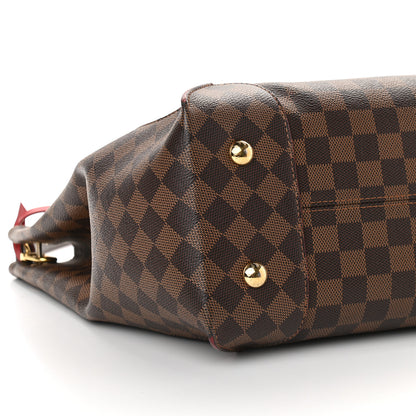 Louis Vuitton Damier Ebene Caissa Hobo Cherry 8 of 10