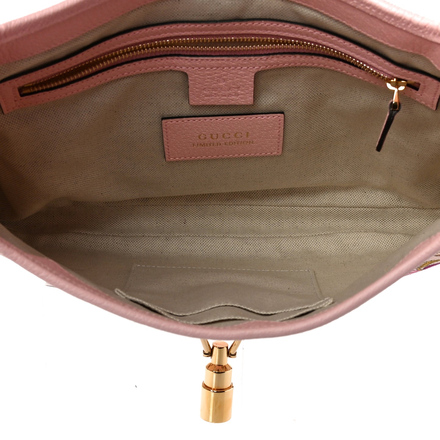 Canvas Flora Medium Jackie Hobo Light Pink