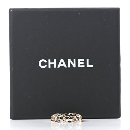 Chanel Metal CC Ring 5 Gold 5 of 5