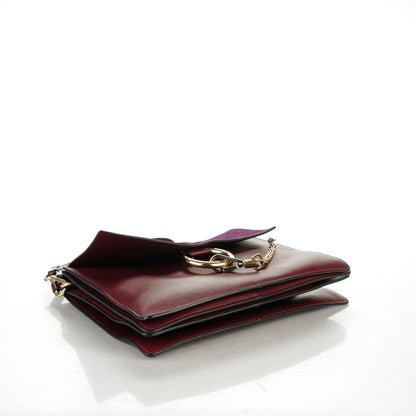 Chloe Calfskin Medium Faye Shoulder Bag Dark Purple 4 of 8