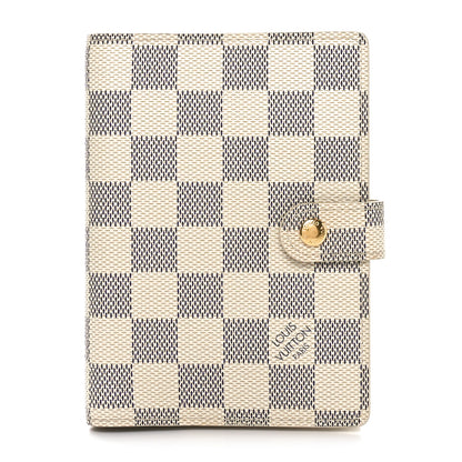 Louis Vuitton Damier Azur Small Ring Agenda Cover 1 of 6