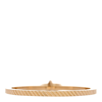 Gucci 18K Yellow Gold GG Running Charm Ring 55 7.25 3 of 6