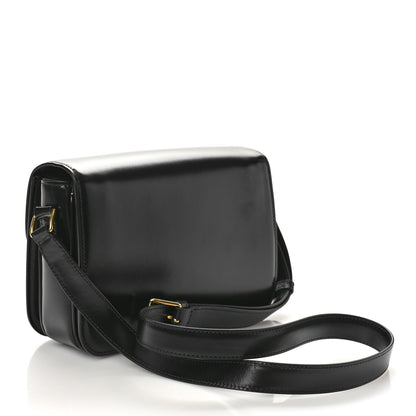 Celine Shiny Calfskin Medium Triomphe Black 2 of 8