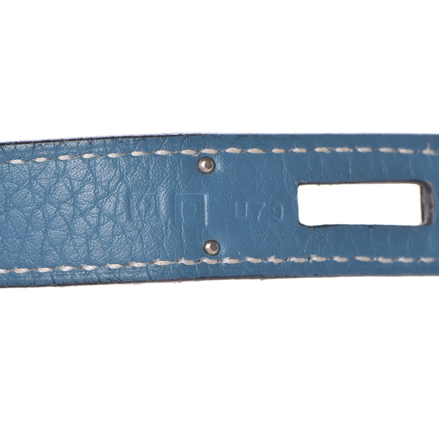 Taurillon Clemence Birkin 30 Blue Jean