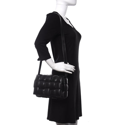 Bottega Veneta Nappa Maxi Intreccio Padded Cassette Crossbody Bag Black 2 of 9