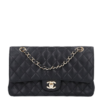 Chanel Caviar Quilted Medium Double Flap Black 1 of 10