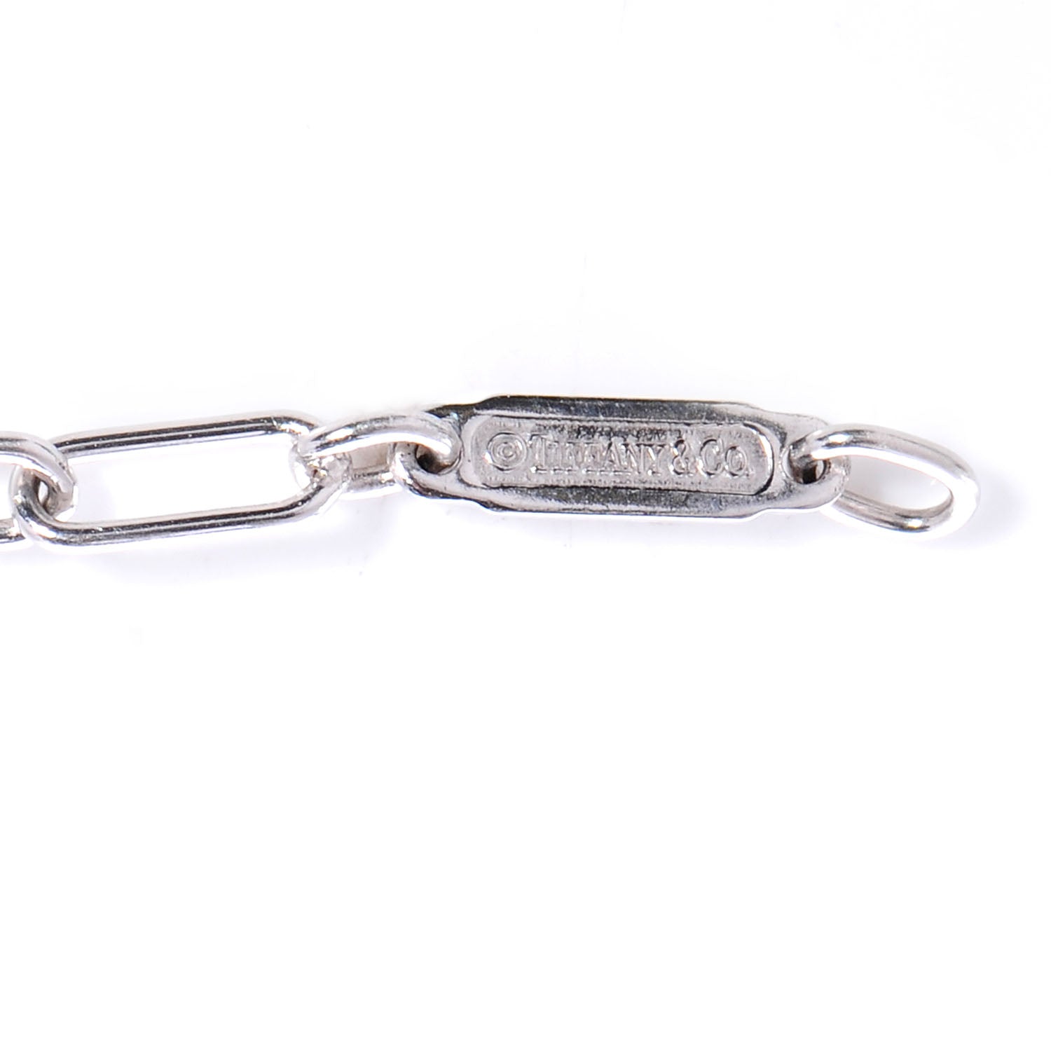 Tiffany Platinum Diamond Swing Charm Bracelet 7 of 8