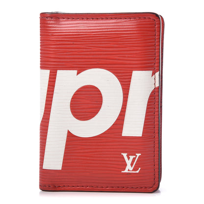 Louis Vuitton X SUPREME Epi Pocket Organizer Red 1 of 13