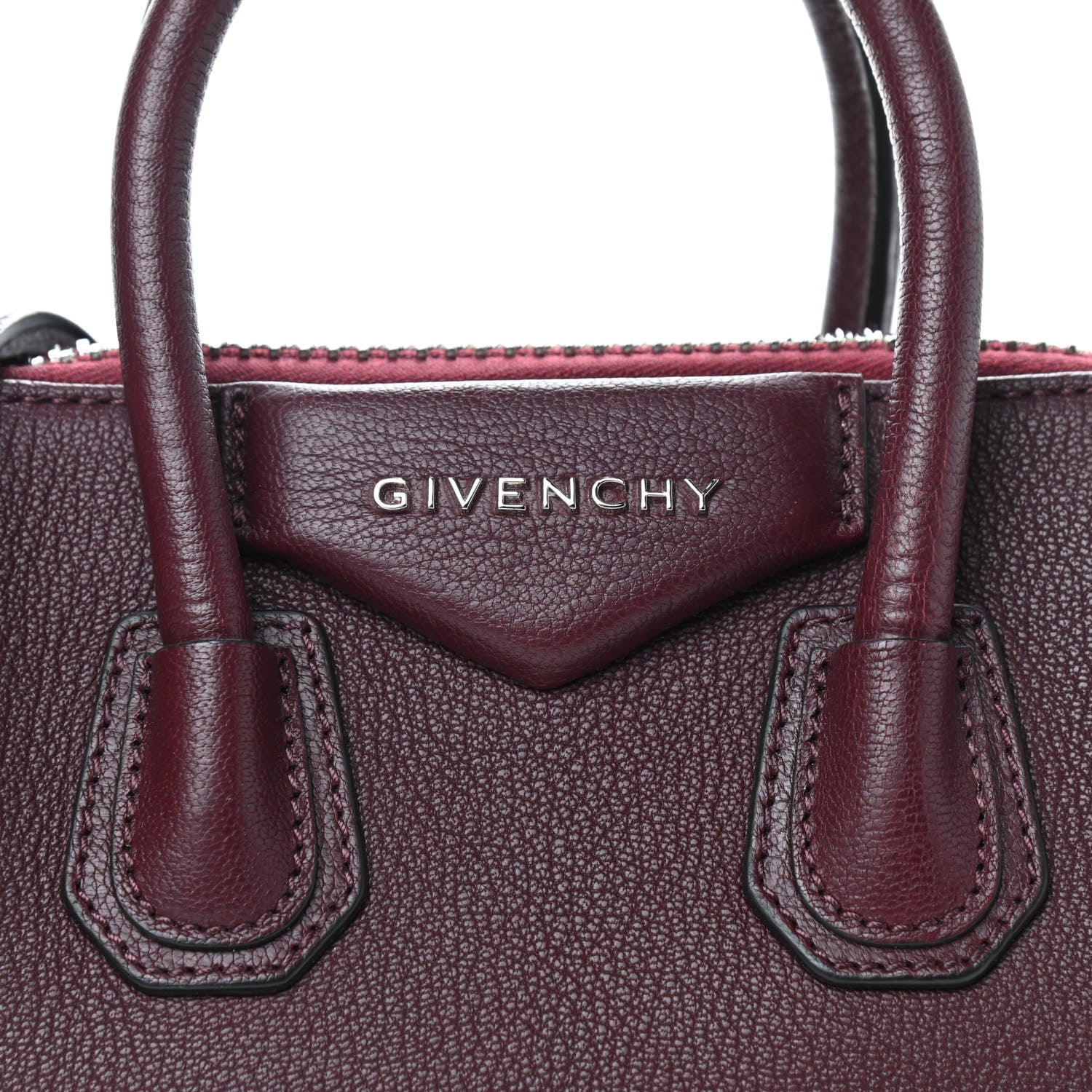 Givenchy Sugar Goatskin Mini Antigona Aubergine 10 of 12