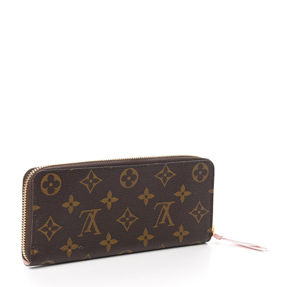 Louis Vuitton Monogram Clemence Wallet Rose Ballerine 3 of 7