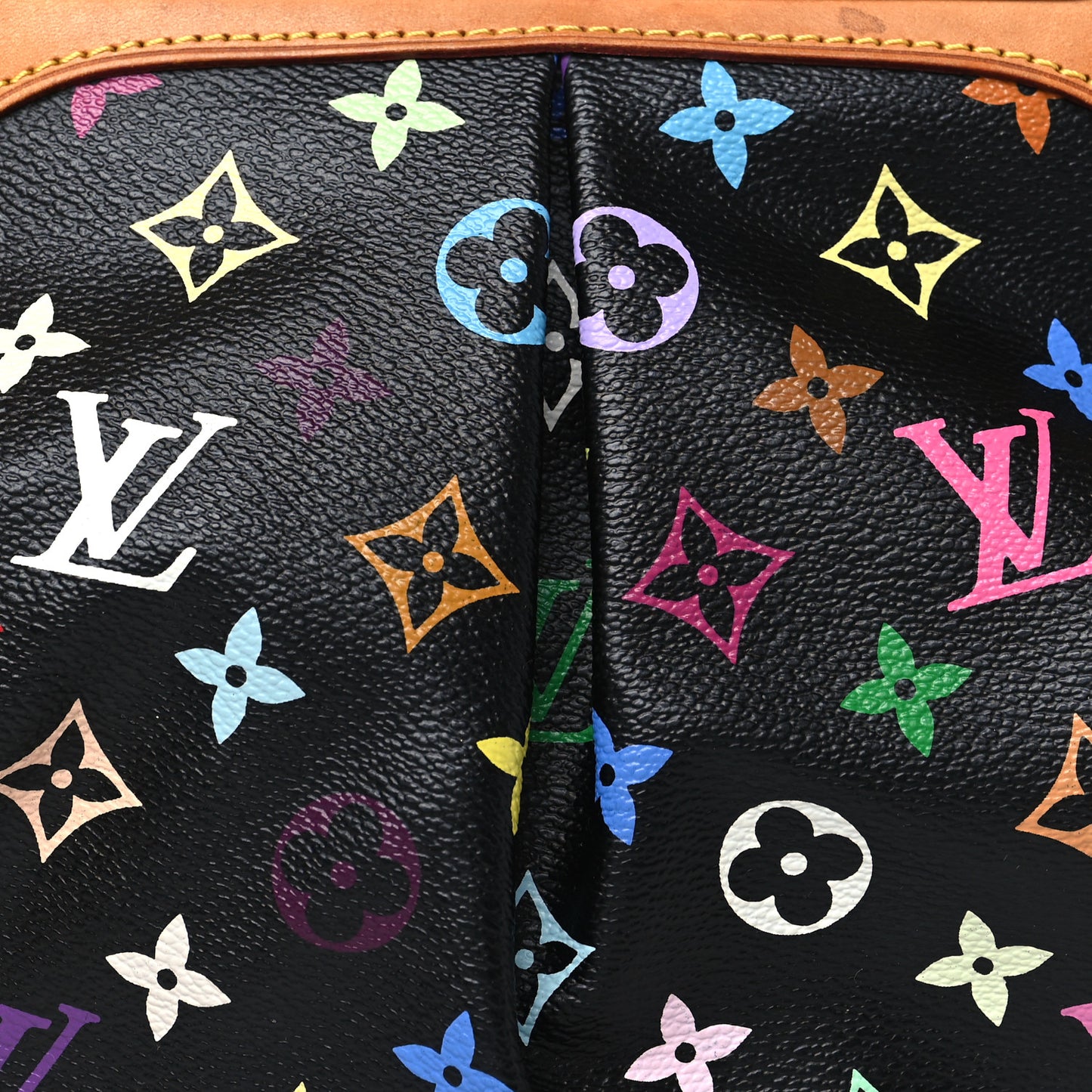 LOUIS VUITTON Monogram Multicolor Judy MM Black