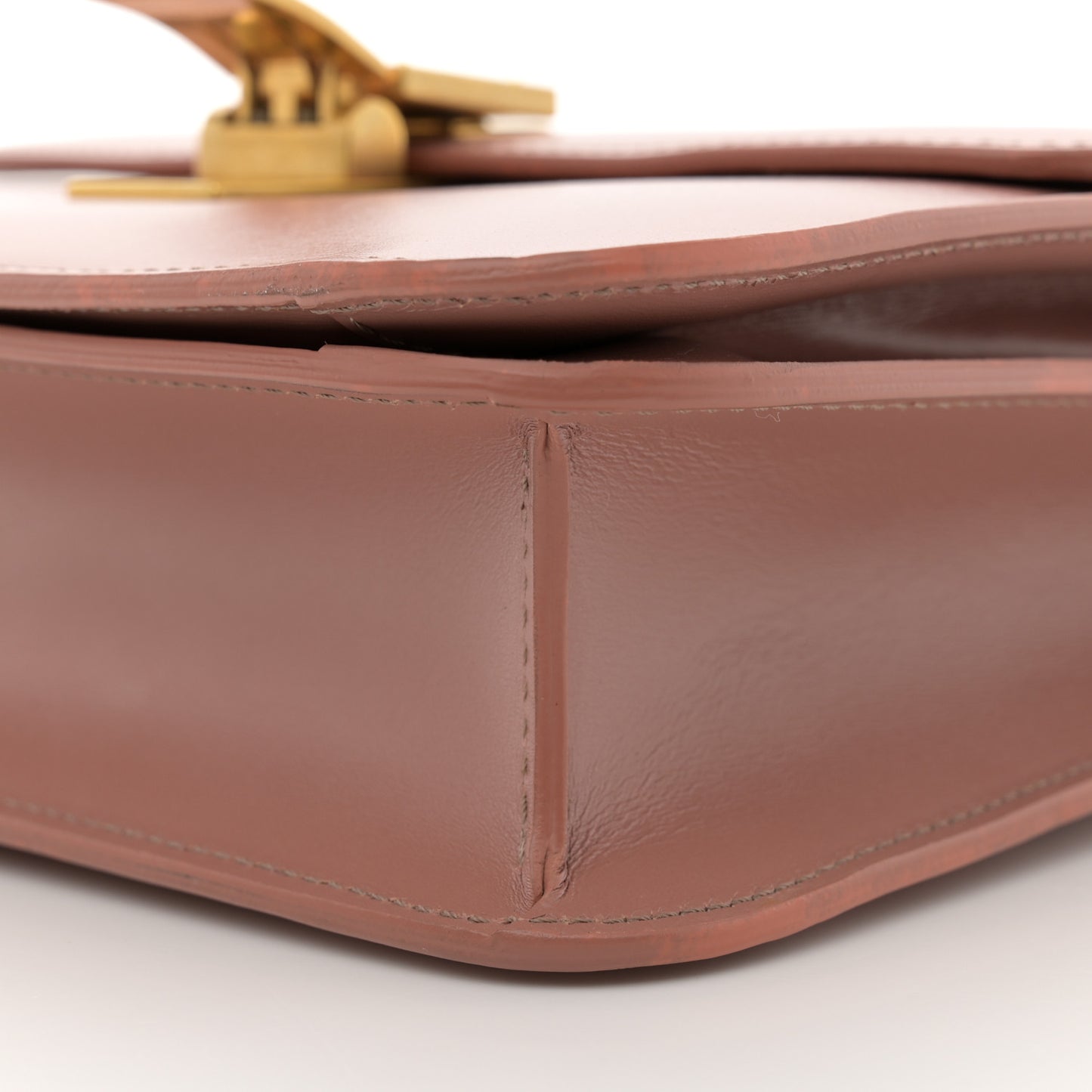 Box Calfskin Teen Classic Box Flap Bag Antique Rose