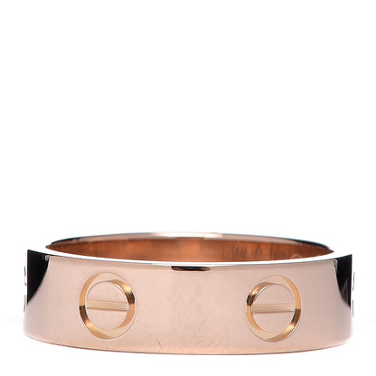 Cartier 18K Pink Gold 5.5mm LOVE Ring 55 7.25 3 of 5