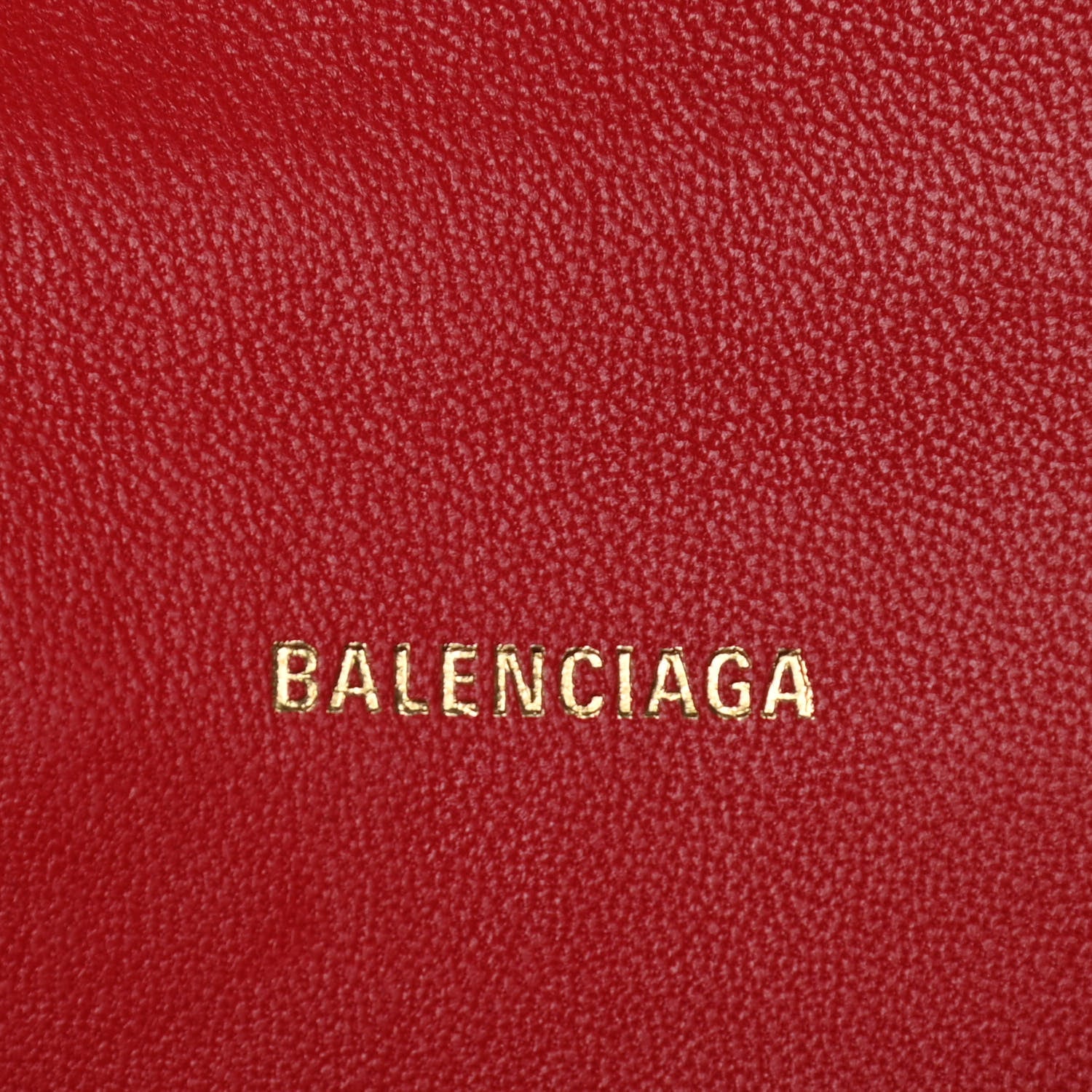 Balenciaga Shiny Box Calfskin Hourglass Top Handle Bag XS Bright Red 7 of 16