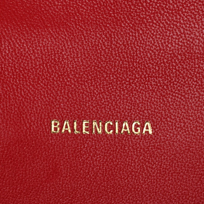 Balenciaga Shiny Box Calfskin Hourglass Top Handle Bag XS Bright Red 7 of 16