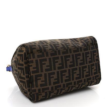 Fendi Zucca Vitello Elite Small Boston Tobacco Viola Cassis 4 of 10