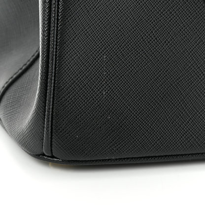 Prada Saffiano Small Galleria Double Zip Tote Black 15 of 16