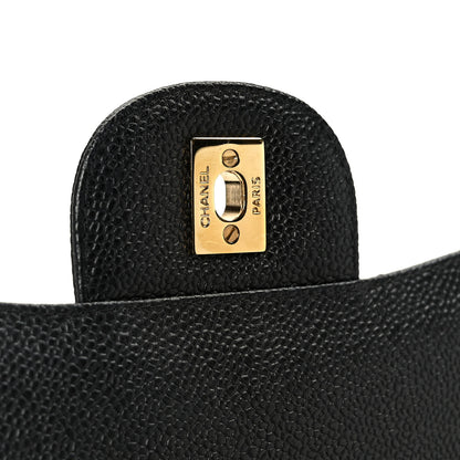 Chanel Caviar Quilted Maxi Double Flap Black 7 of 11
