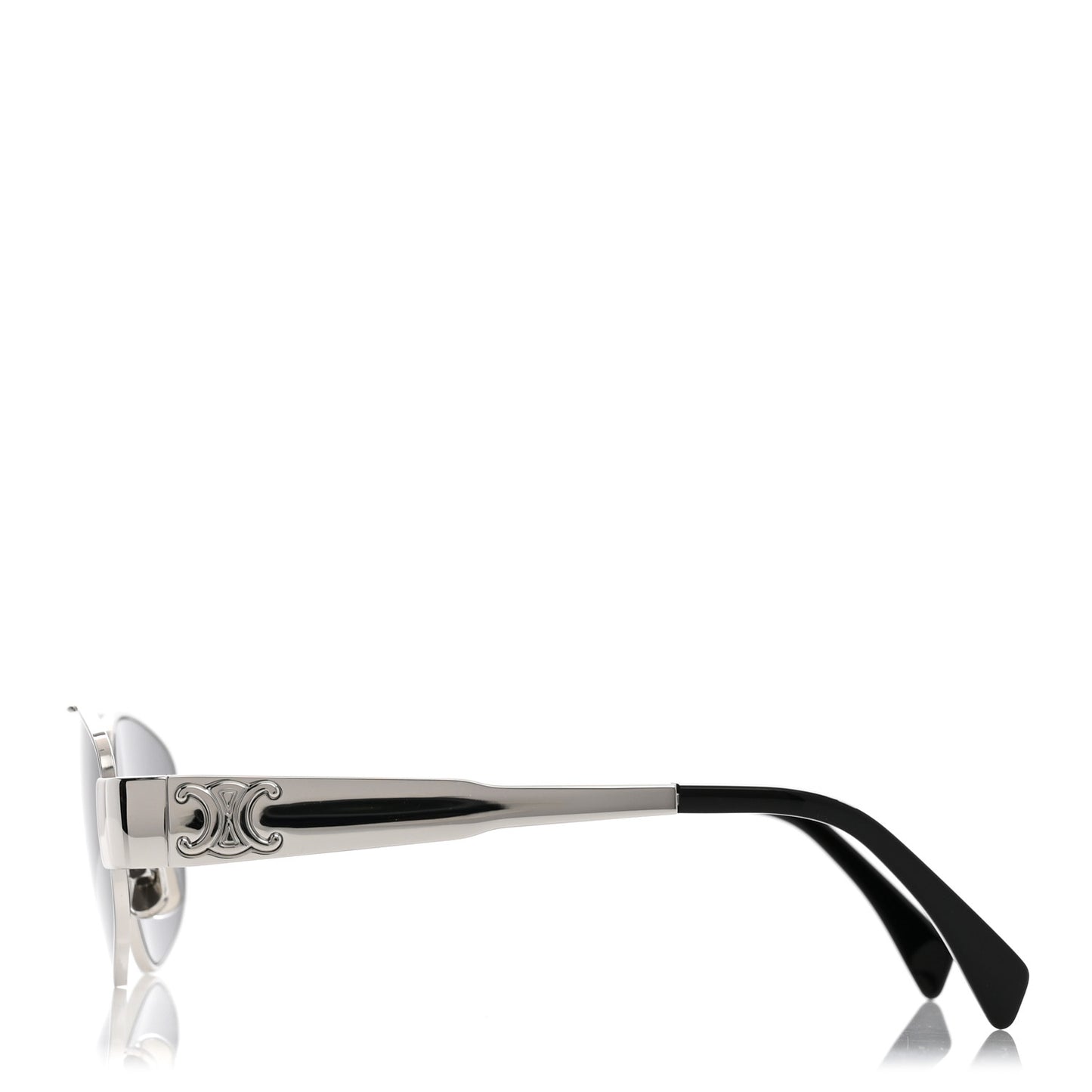 Metal Triomphe 03 Sunglasses CL40281U Silver Smoke