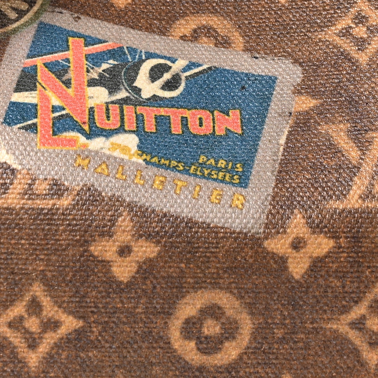 Monogram Hotel Labels Speedy Bandouliere 30