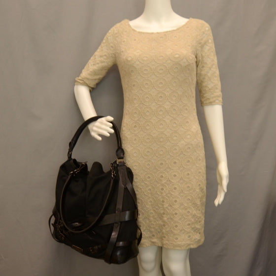 Burberry Canvas Medium Bridle Gosford Hobo Black 2 of 9