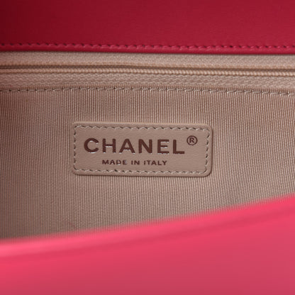 Chanel Lambskin Quilted New Medium Boy Flap Pink 9 of 11