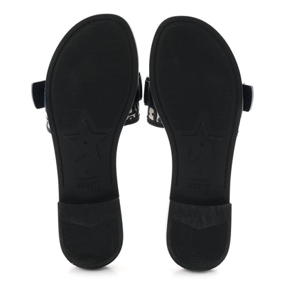 Christian Dior Nylon Oblique Dio(r)evolution Slide Sandals 39 Deep Blue 6 of 10
