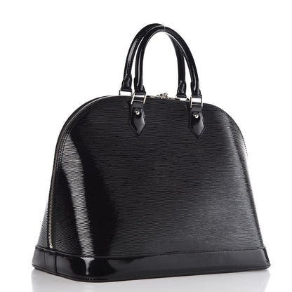 Louis Vuitton Electric Epi Alma MM Black 3 of 7