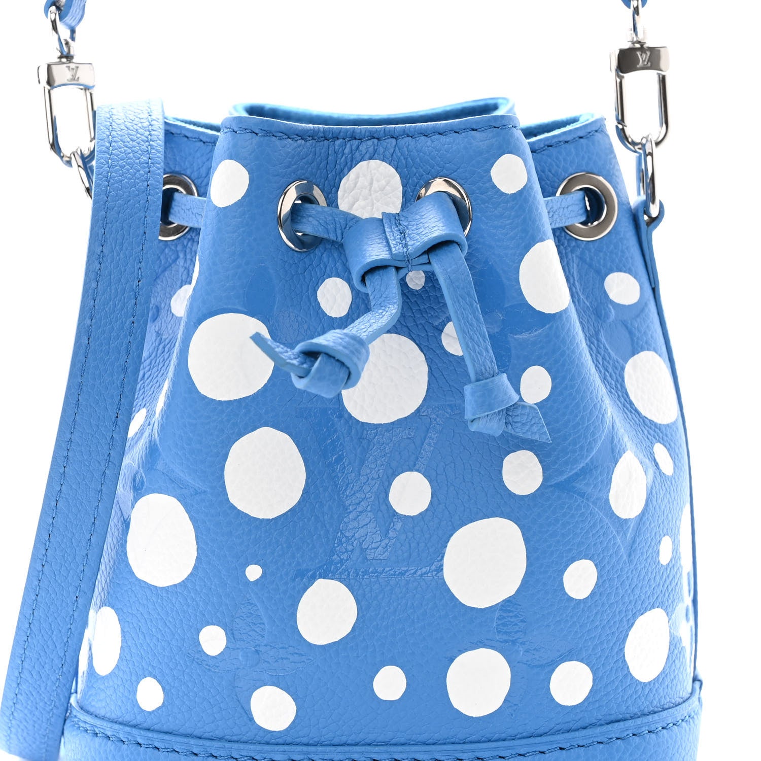 Louis Vuitton LV X YK Empreinte Nano Noe MM Blue White 7 of 10