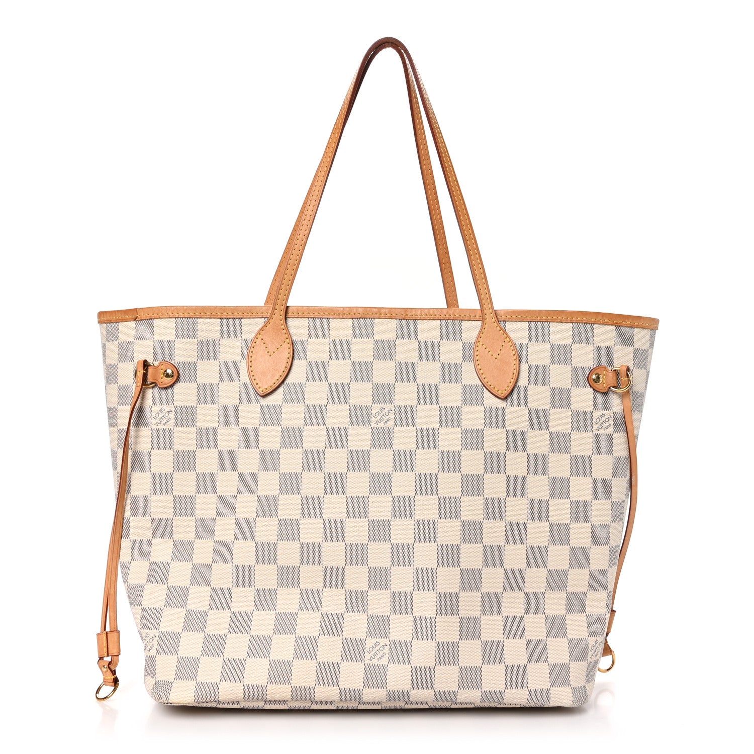 Louis Vuitton Damier Azur Neo Neverfull MM Rose Ballerine 1 of 12