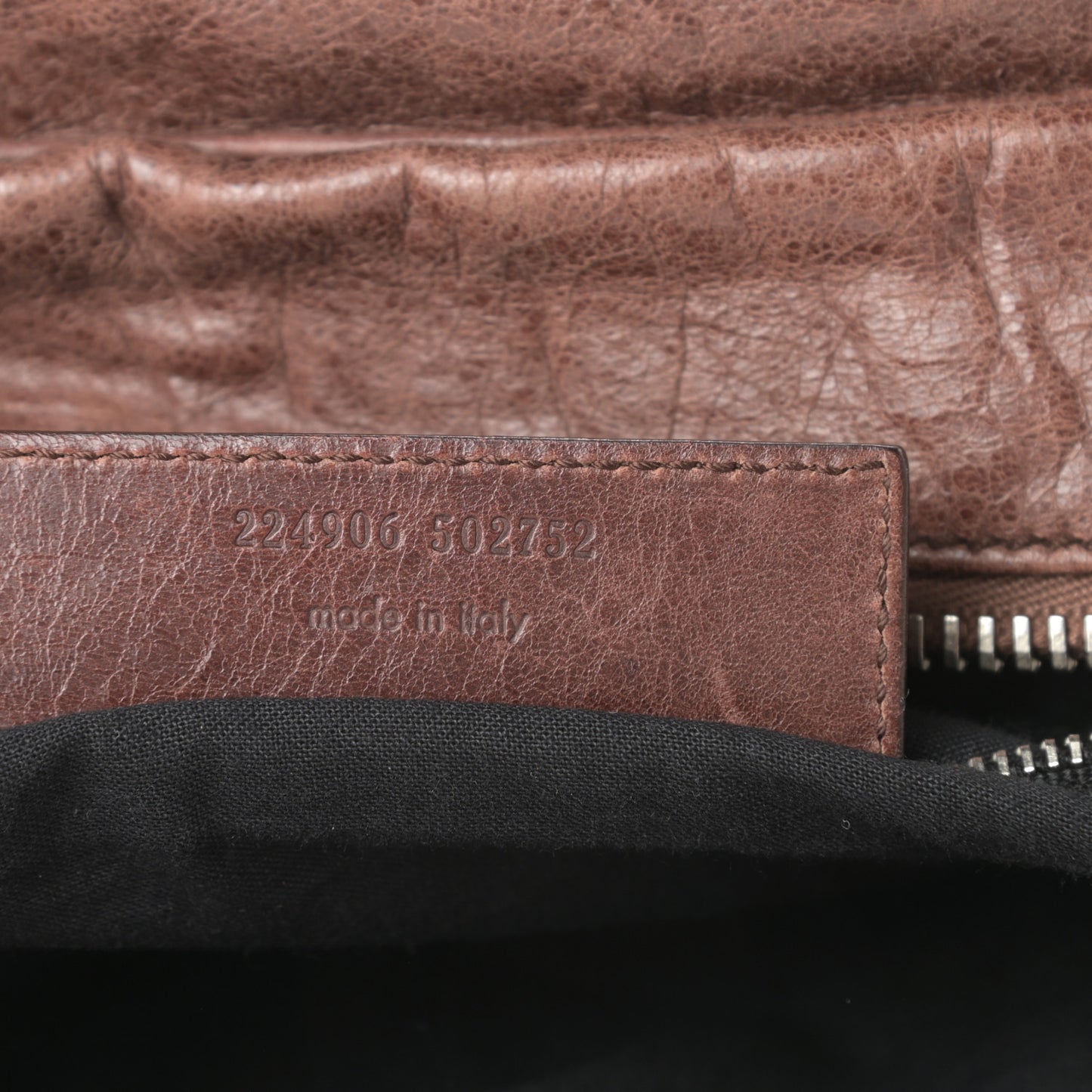 Agneau Giant Brogues Hardware Office Tote Chocolate Brown