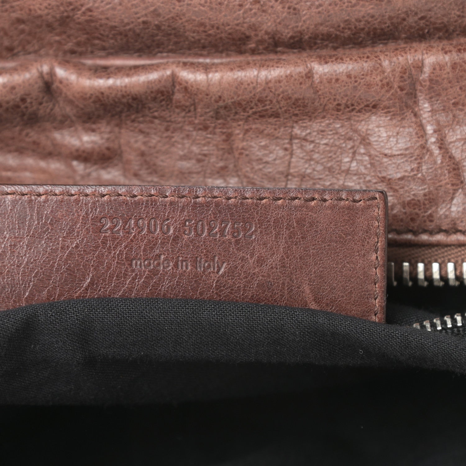 Balenciaga Agneau Giant Brogues Hardware Office Tote Chocolate Brown 7 of 14