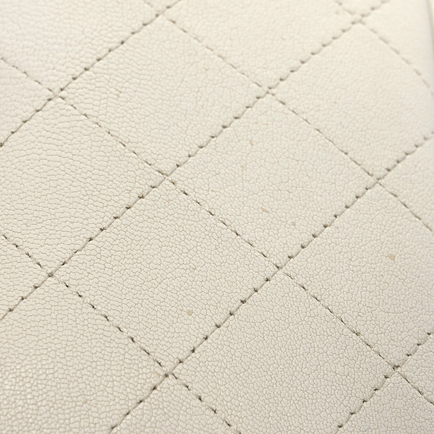 Chanel Goatskin Quilted Small Casual Trip Camera Case White 12 of 12