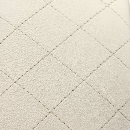 Chanel Goatskin Quilted Small Casual Trip Camera Case White 12 of 12