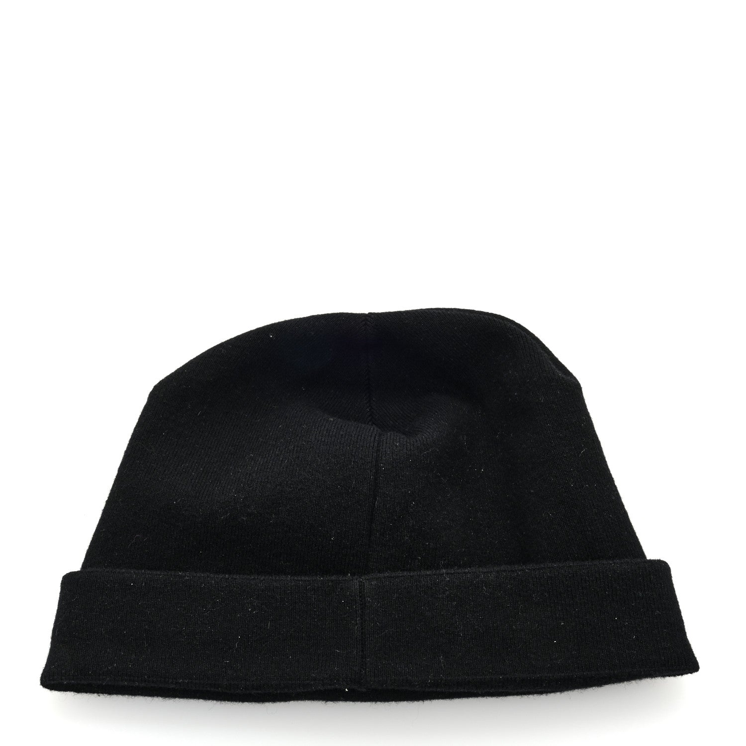 Chanel Cashmere CC Brooch Beanie Hat Black Ruthenium 3 of 4