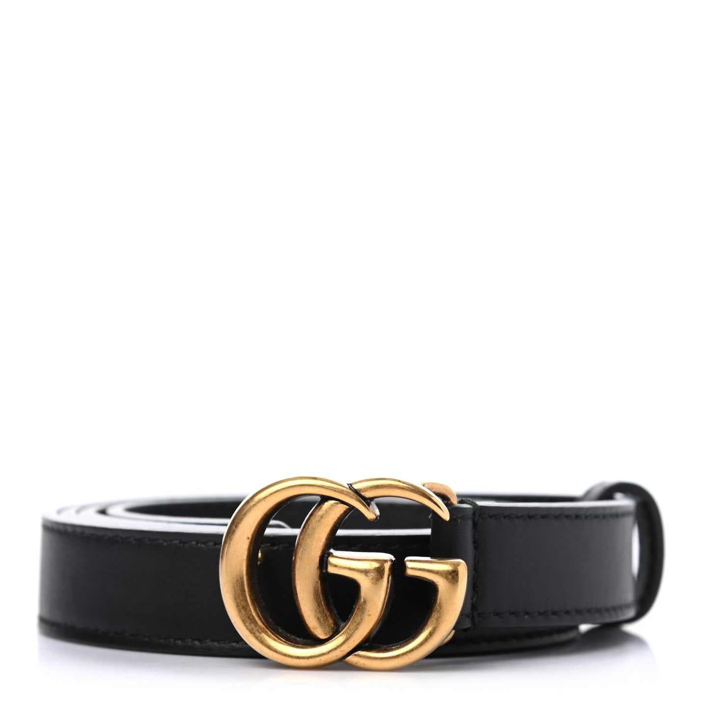 Calfskin Double G 20mm Belt 95 38 Black
