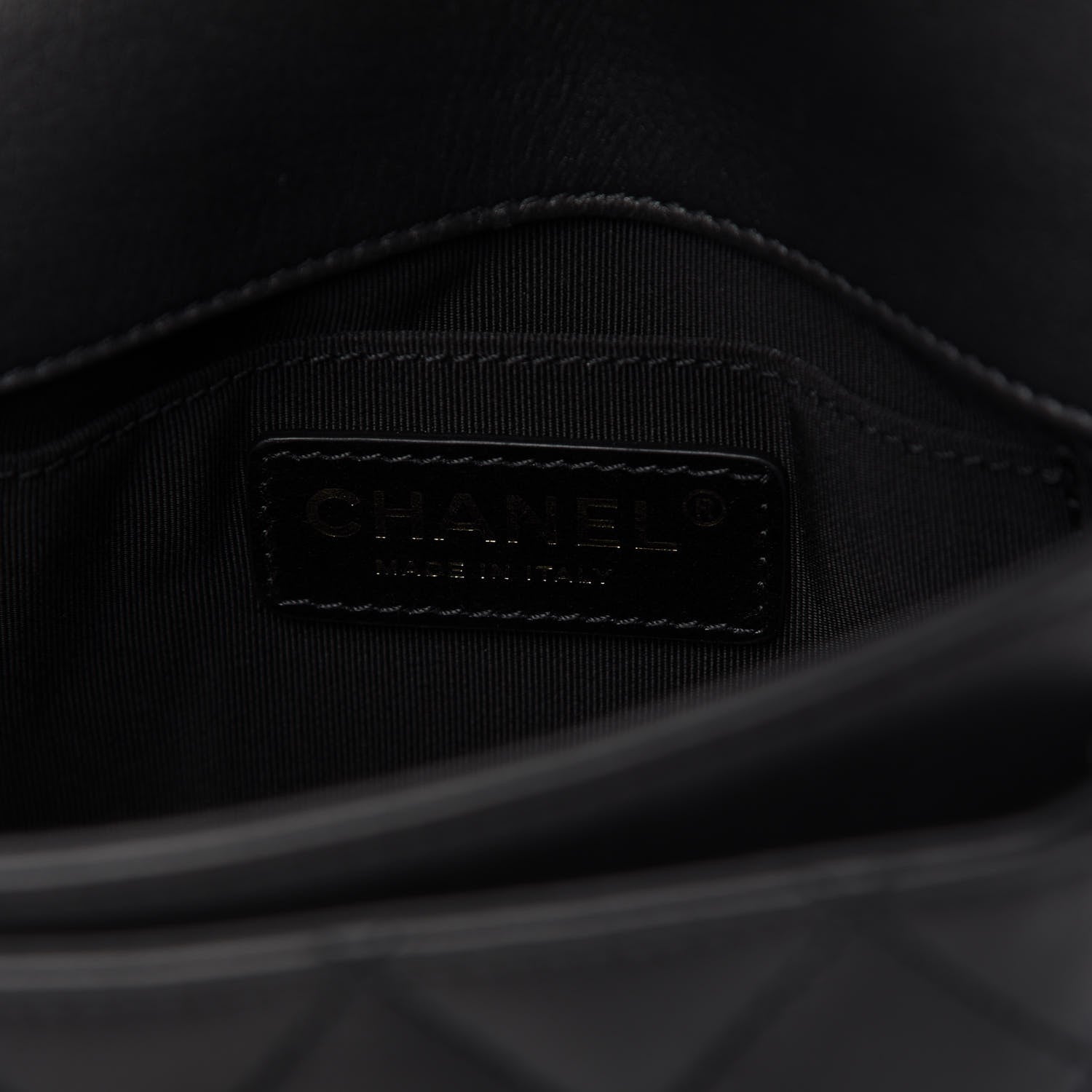 Chanel Calfskin Quilted Top Handle Flap Black 8 of 10