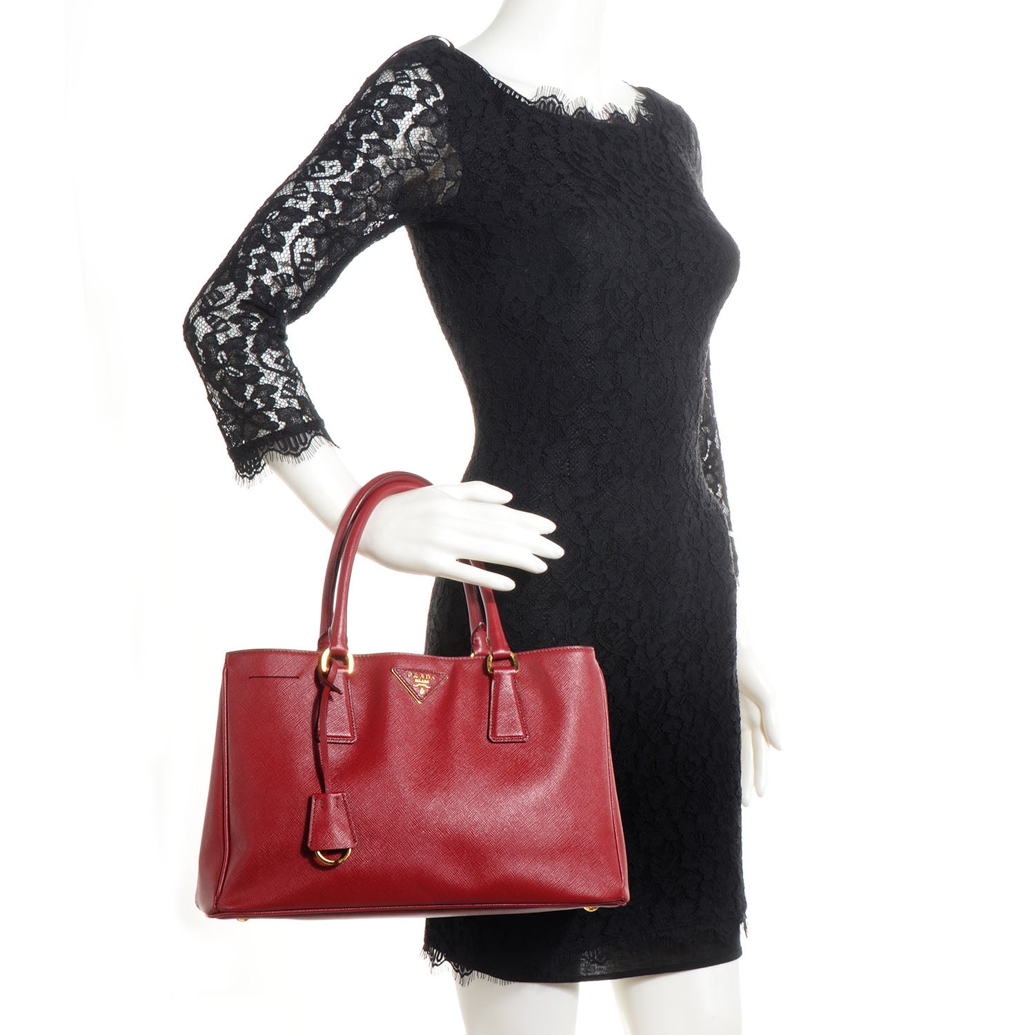 Prada Saffiano Lux Medium Tote 2 of 10