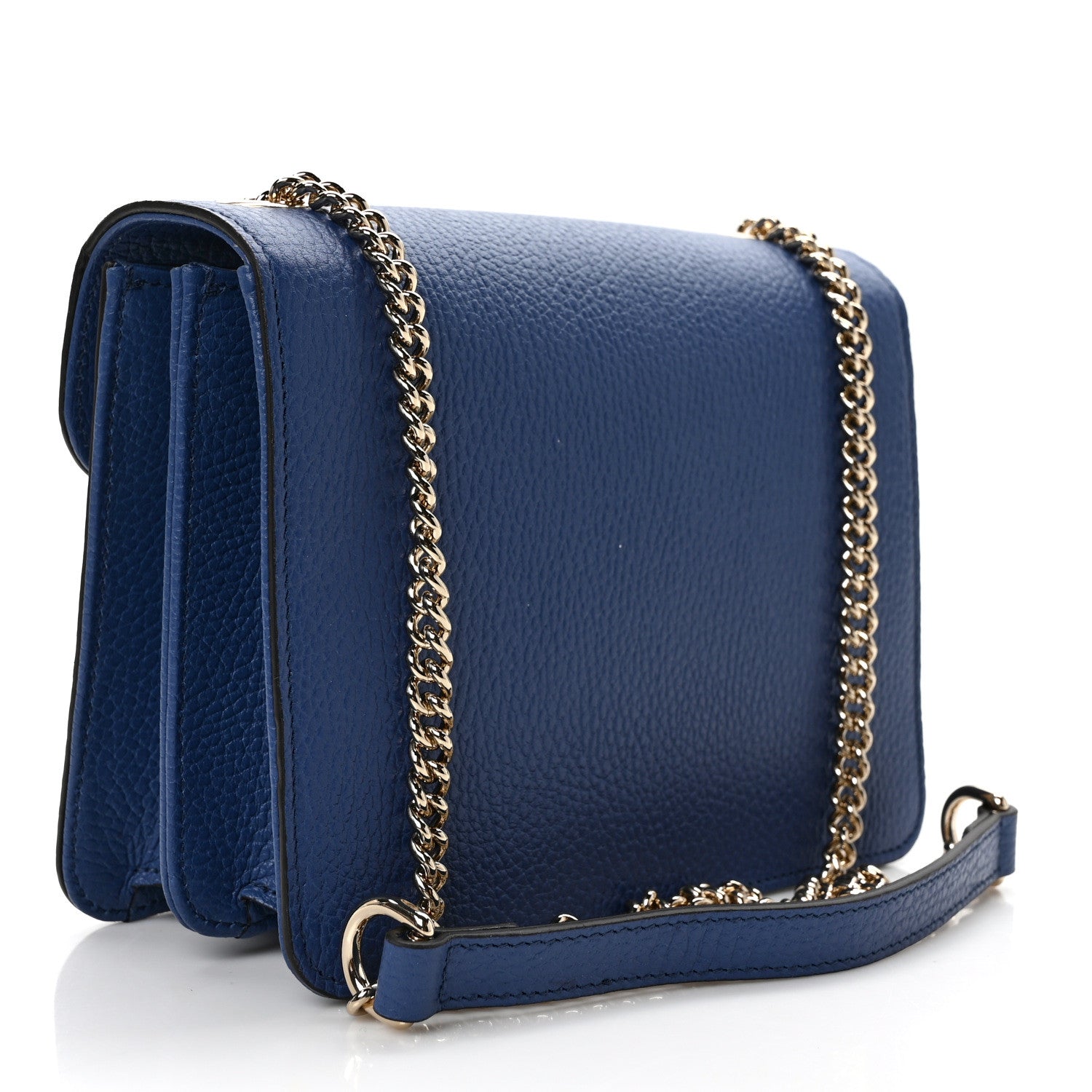 Gucci Dollar Calfskin Small Interlocking G Shoulder Bag Caspian 3 of 11