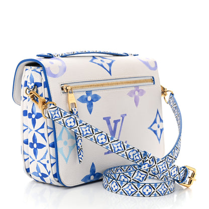 Louis Vuitton Monogram Giant By The Pool Pochette Metis MM Blue 3 of 9
