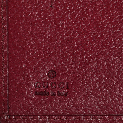 Gucci Monogram Bi-Fold Wallet Red 6 of 8