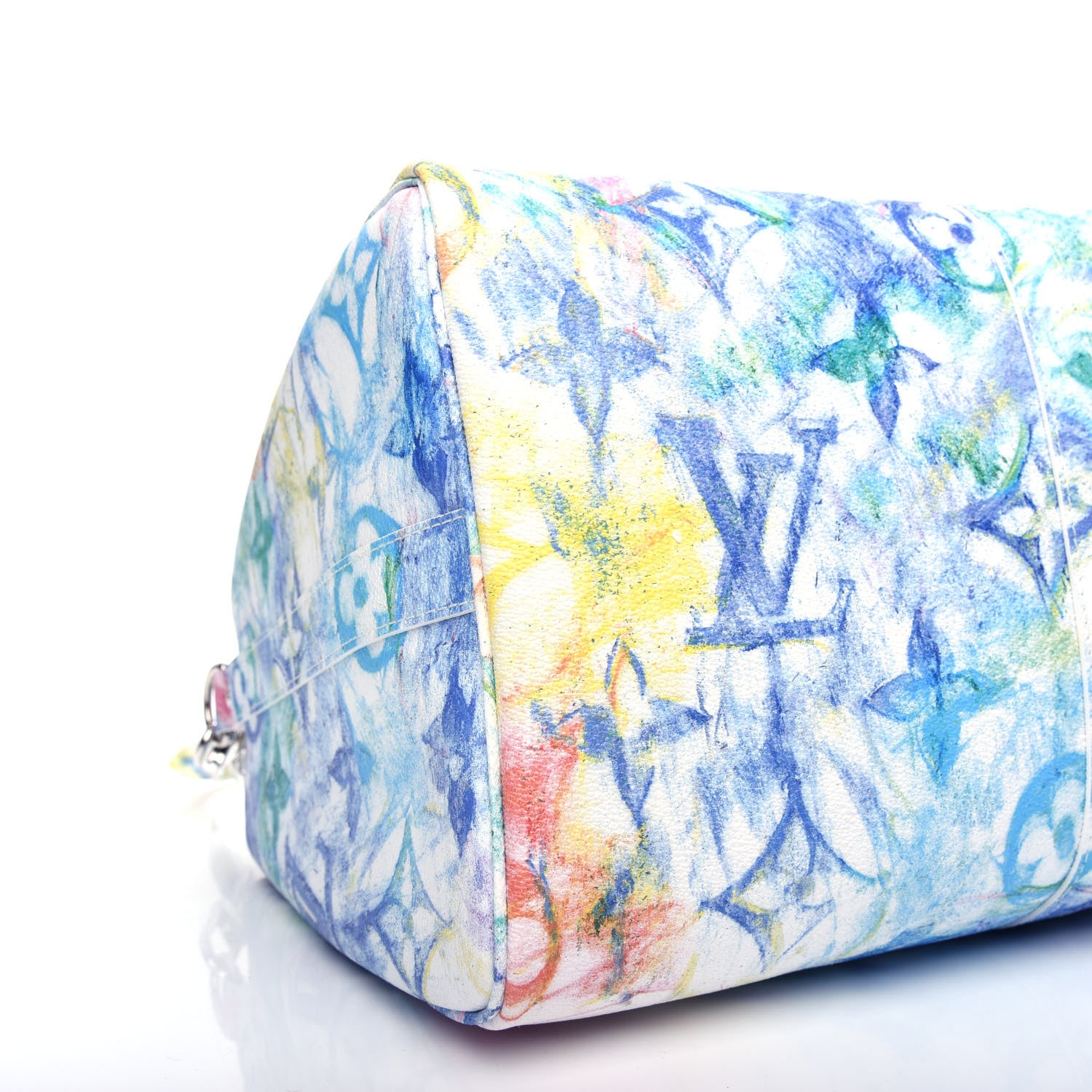 Louis Vuitton Monogram Pastel Colors Keepall Bandouliere 50 Multicolor 6 of 9