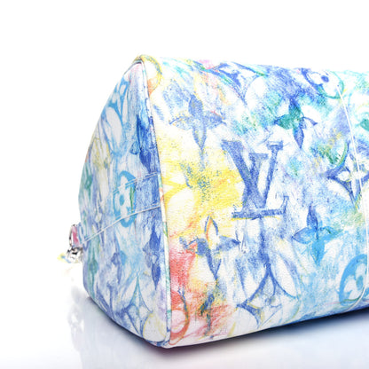 Louis Vuitton Monogram Pastel Colors Keepall Bandouliere 50 Multicolor 6 of 9