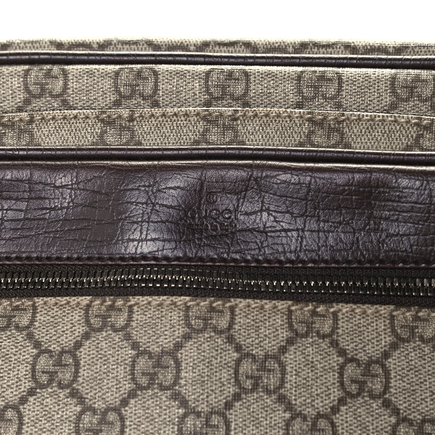 GG Plus Monogram Camera Bag Dark Brown