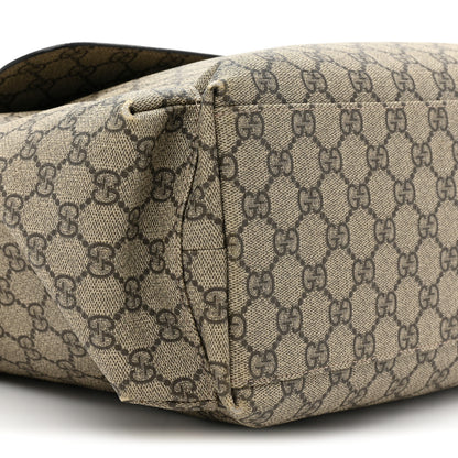 Gucci GG Plus Monogram Messenger Diaper Bag Dark Brown 9 of 14