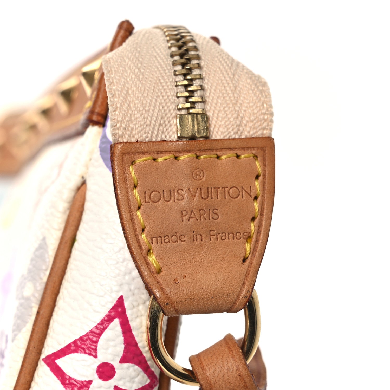 Louis Vuitton Monogram Multicolor Pochette Accessories White 6 of 11