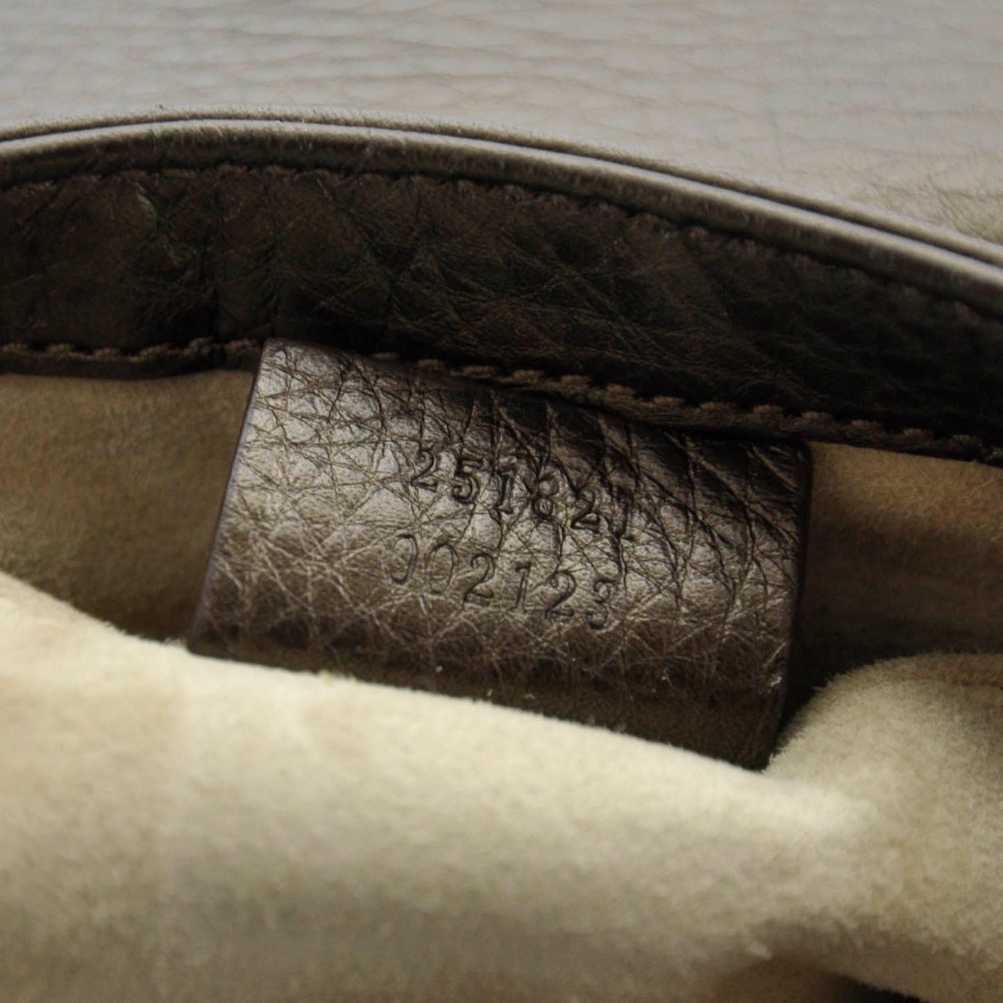Metallic Pebbled Calfskin Small 1973 Chain Shoulder Bag Winter Leaf