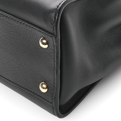 Fendi Vitello Seta Shiny Nappa Medium Peekaboo Iconic Satchel Black 11 of 11