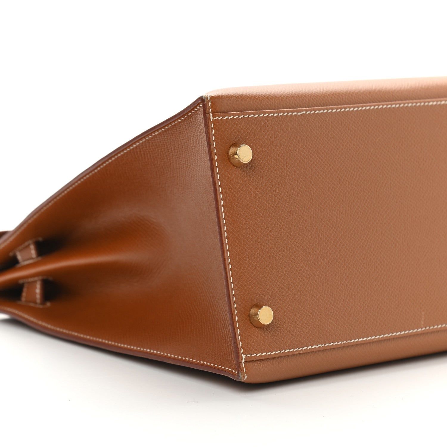 Hermes Courchevel Kelly Sellier 35 Gold 8 of 20